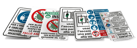 Cartelli sicurezza Covid 19